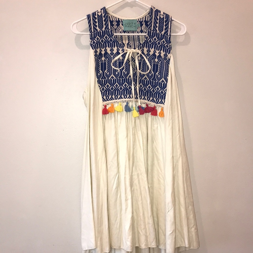 Judith March Embroidered Dress SIZE L